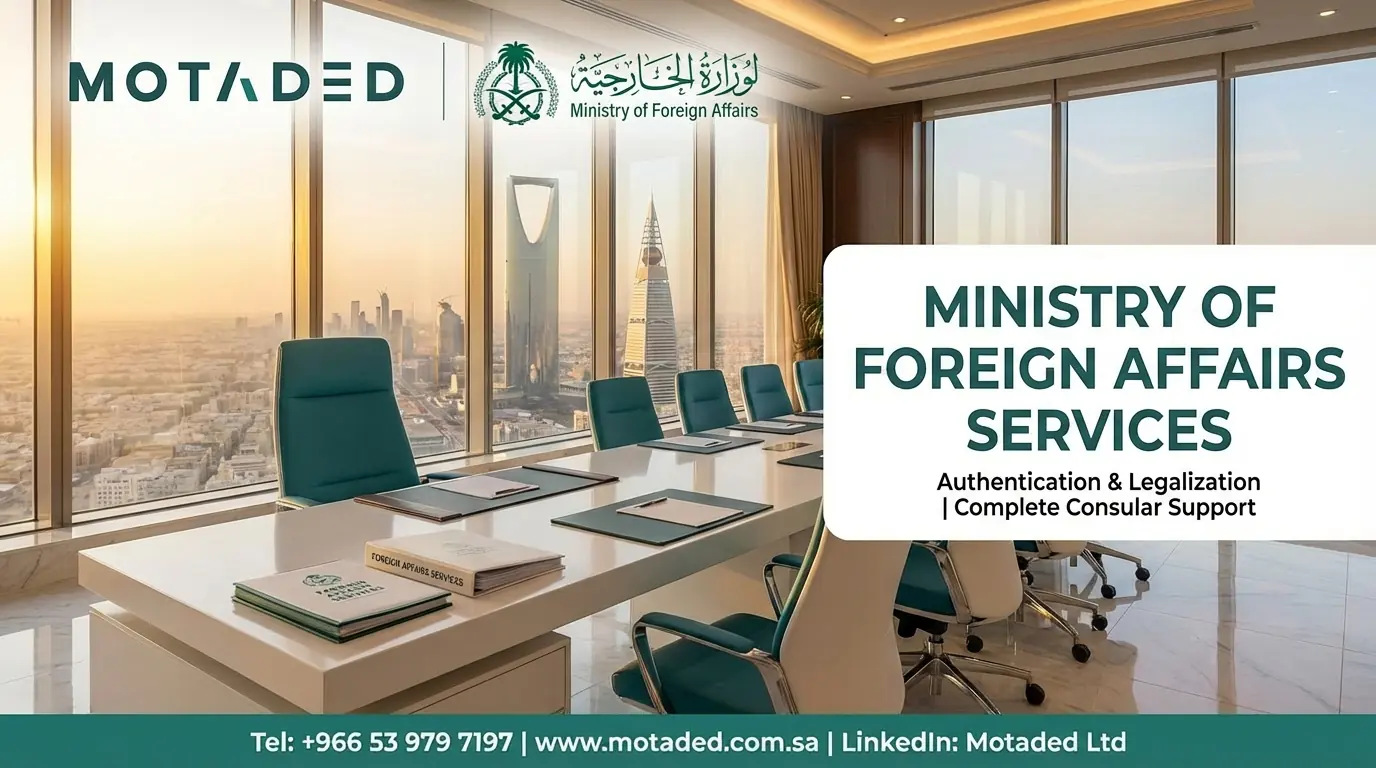 Role of Saudi Ministry of Foreign Affairs (MOFA) in Investment 2026 - Motaded