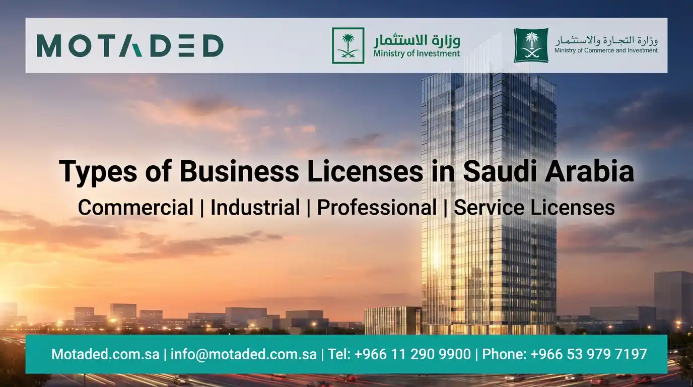 Investment and Business Licenses in Saudi Arabia 2026 | Comprehensive Thesis - Motaded