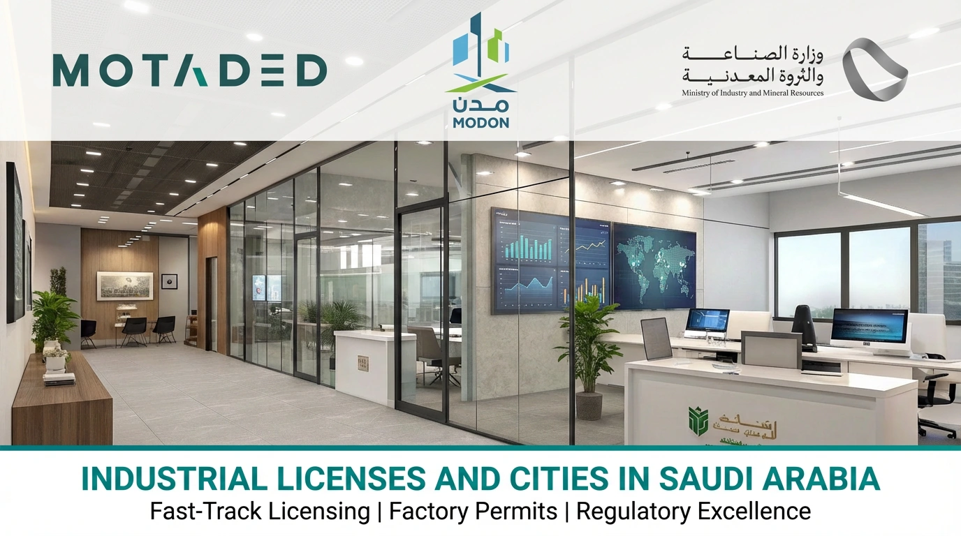 Industrial Licenses and Cities in Saudi Arabia