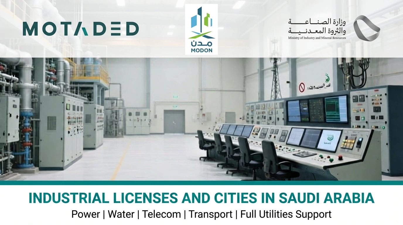 Industrial Licenses and Cities in Saudi Arabia