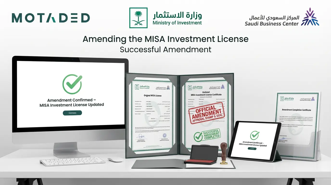 Amending the MISA Investment License