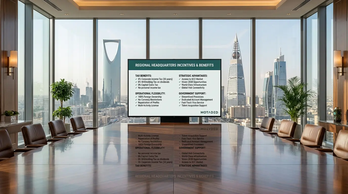 Regional Headquarters in Saudi Arabia