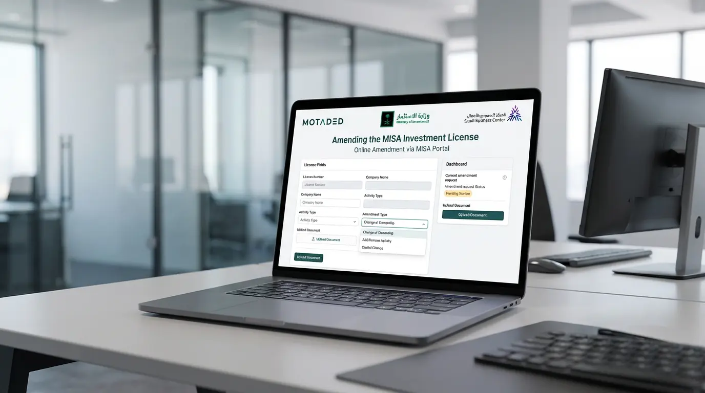 Amending the MISA Investment License